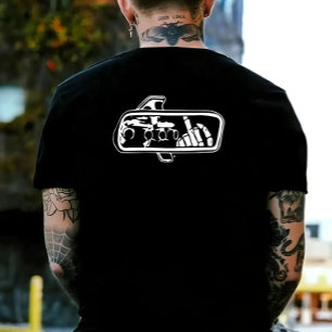 リアビュープレミアムユニセックスティー Tシャツ