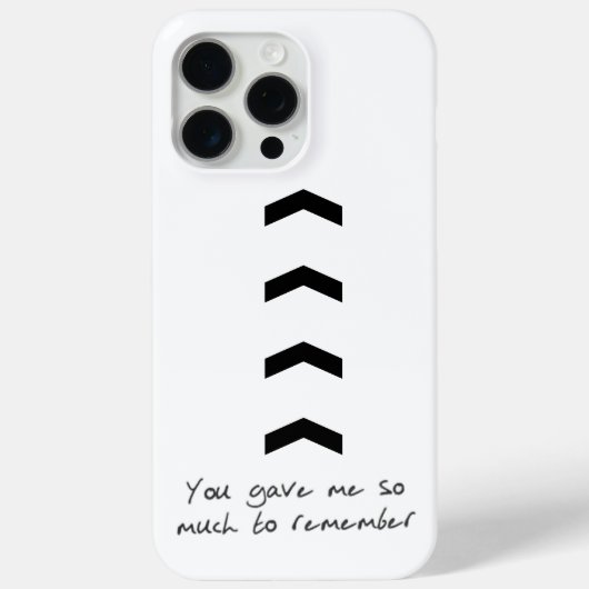 リアムペイネシェブロン電話ケース覚えている Case-Mate iPhoneケース (裏面)