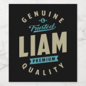 リアム本物 ワインラベル (シングルラベル)