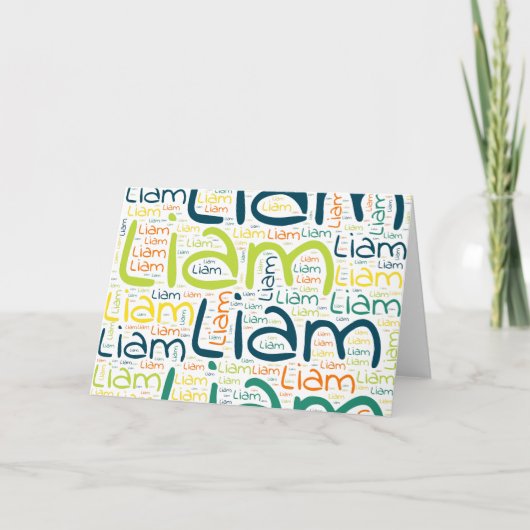 リアム カード (正面)