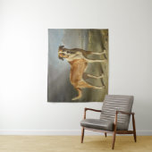 リアリスティックな犬の肖像画アート タペストリー (インサイチュ)