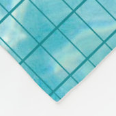 リアリスティックスイミングプール泳ぐ人プールスポーツマム フリースブランケット (角)