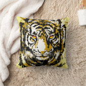 リアリスティックタイガー装飾用クッション – ライオン装飾用クッション クッション (ブランケット)