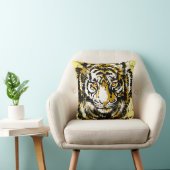リアリスティックタイガー装飾用クッション – ライオン装飾用クッション クッション (椅子)