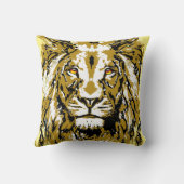 リアリスティックタイガー装飾用クッション – ライオン装飾用クッション クッション (裏面)