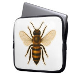 リアリスティックハニービーデザイン ラップトップスリーブ (正面左)