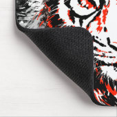 リアリスティックレッドタイガーマウスパッド – タイガーマウスパッド マウスパッド (コーナー)