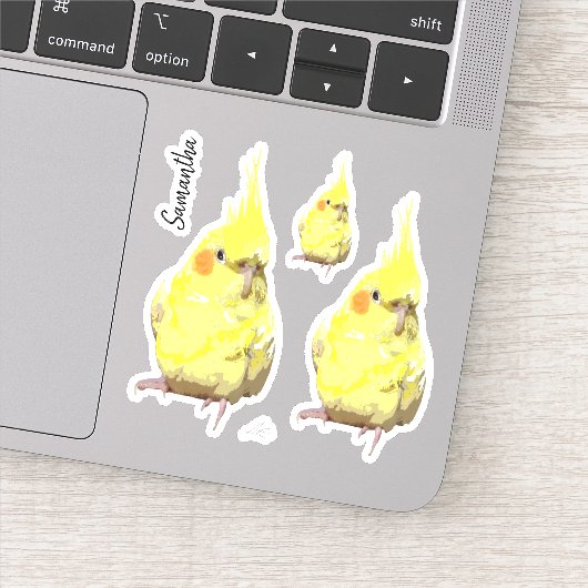 リアリスティック絵画イエロカスタマイズコッカー シール (詳細)