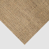 リアリスティックBurlapテクスチャシンプル素朴テクスチャLight Brown 薄葉紙 (詳細)