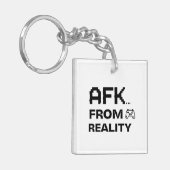 リアリティからAFK 面白い キーホルダー (正面左)