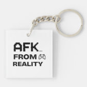 リアリティからAFK 面白い キーホルダー (裏面)