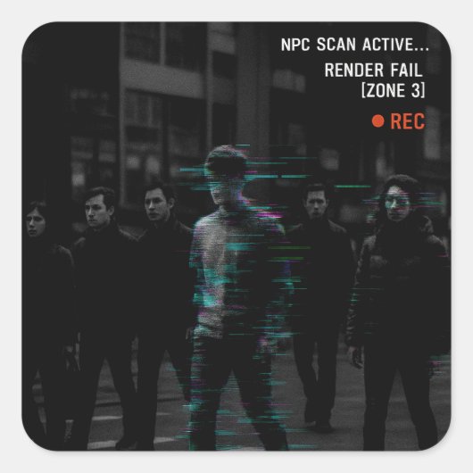 リアリティグ描写リッチ – 失敗[ゾーン3] スクエアシール (正面)