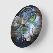 リアリティシフター ラウンド壁時計 (傾斜)