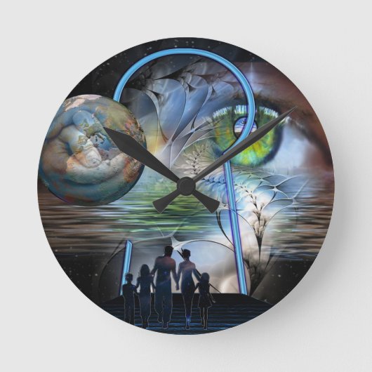 リアリティシフター ラウンド壁時計 (正面)