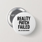 リアリティパッチの失敗 – エラータイポグラフィ 缶バッジ (正面&裏面)