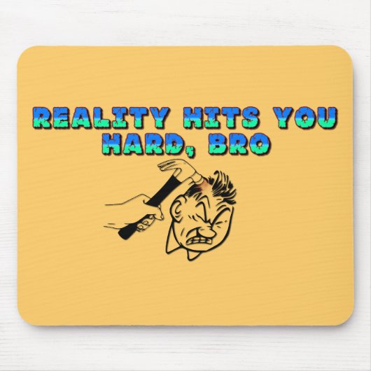 リアリティヒットユー懸命ブロ マウスパッド (正面)