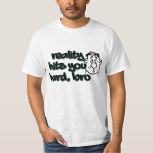 リアリティヒットユー懸命ブロ Tシャツ