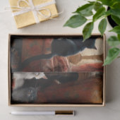 リアルお洒落ママキャット&子猫 薄葉紙 (ギフト)