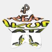 リアルさをキープ:カレイドスコープ・アートプリント/グラフィック 星シール (正面)