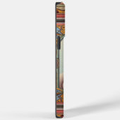 リアルでかわいいシャム猫のカラフルな花枠 Case-Mate iPhoneケース (裏面 / 右)