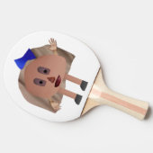 リアルなアリス 卓球ラケット (横)