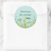 リアルなウミガメのカスタマイズ可能なパーティーの好意 ラウンドシール (バッグ)