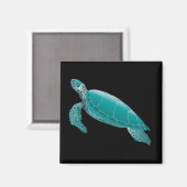 リアルなウミガメ マグネット (正面/裏面)