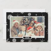 リアルなクリスマスプレゼントカスタム写真 シーズンカード (正面)