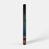 リアルなグレーのマウスのアートワークの白熱［赤熱］光を放つカラー SAMSUNG GALAXYケース (右側面)