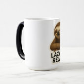 リアルなナマケモノ ステッカー モーフィングマグカップ (正面左)