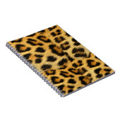 リアルなヒョウの毛皮のプリントアクセサリー – トレンディー ノートブック (右側)