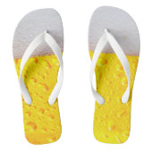 リアルなビール ビーチサンダル (フットベッド)