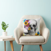 リアルなフローラバタフライスカル クッション (椅子)