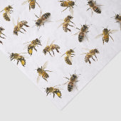 リアルなミツバチのラップまたはデコページティッシュペーパー 薄葉紙 (詳細)