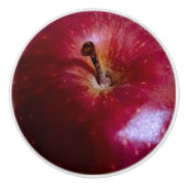 リアルなリンゴ セラミックノブ (正面)