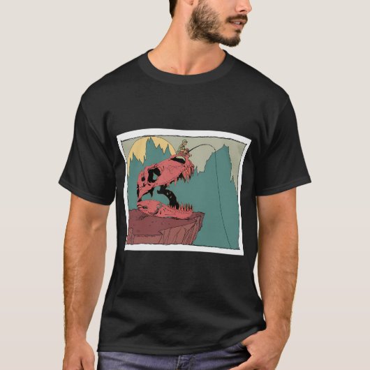 リアルな依存症 - 一生ハマる - フィッシング Tシャツ (正面)