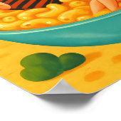 リアルな夫婦が安っぽい麺の中で泳ぐ ポスター (角)