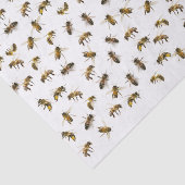 リアルな実物大のミツバチの切り離しまたはラップ 薄葉紙 (詳細)