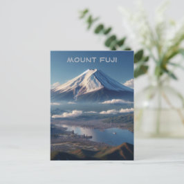 リアルな富士山の風景 日本旅行 ポストカード