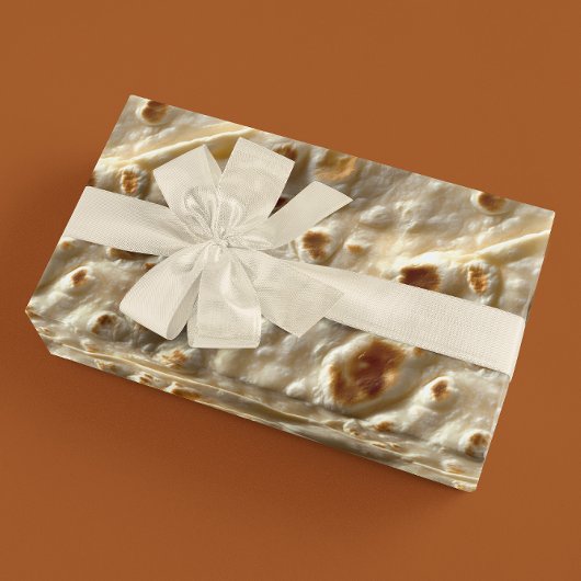 リアルな小麦粉トルティーヤ ラッピングペーパー