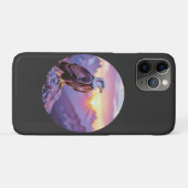 リアルな岩上の鷲 - 雄大な野生の風景 Case-Mate iPhoneケース (裏面(横))