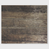 リアルな木材の古いヴィンテージボード ラッピングペーパー (フラット)