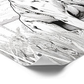 リアルな犬の大人の色 ポスター (角)