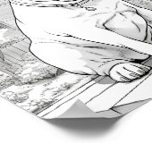 リアルな犬の大人の色 ポスター (角)