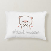 リアルな猫の枕 – もっと落ち着きたい アクセントクッション (裏面)