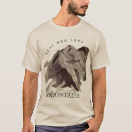 リアルな男は山を愛する ヴィンテージ Tシャツ
