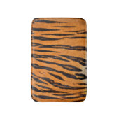 リアルな虎の肌のテクスチャ。 バスマット (正面縦)