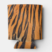 リアルな虎の肌のテクスチャ。 缶クーラー (裏面)