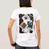 リアルな表情の"BEE-Witched"Tシャツ Tシャツ (裏面)