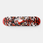 リアルな赤いタイガーの頭 – Tiger Skateboard スケートボード (横)